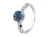 Labradorite & White Topaz Ring LBD-RDR-2269.