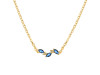 Labradorite & White Topaz Necklace LBD-RDN-460.
