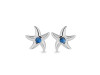 Labradorite Star Fish Stud Earring LBD-RUE-1.
