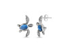 Labradorite Turtle Stud Earring LBD-RUE-3.