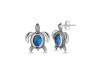 Labradorite Turtle Stud Earring LBD-RUE-4.