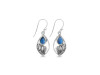 Labradorite Shell Earring LBD-RUE-6.