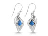 Labradorite Shell Earring LBD-RUE-7.