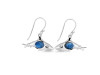 Labradorite & White Topaz Shark Earring LBD-RUE-13.