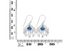 Labradorite & White Topaz Jelly Fish Earring LBD-RUE-14.