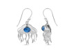 Labradorite & White Topaz Jelly Fish Earring LBD-RUE-14.