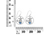 Labradorite Star Fish & Shell Earring LBD-RUE-16.