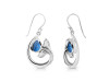 Labradorite Whale Tail Earring LBD-RUE-28.