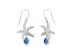 Labradorite & White Topaz Star Fish Earring LBD-RUE-31.
