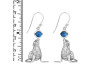 Labradorite Seal Earring LBD-RUE-37.