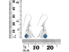 Labradorite & White Topaz Penguin Earring LBD-RUE-44.