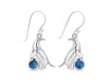 Labradorite & White Topaz Penguin Earring LBD-RUE-44.