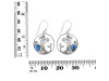 Labradorite & White Topaz Mermaid Earring LBD-RUE-57.