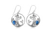 Labradorite & White Topaz Mermaid Earring LBD-RUE-57.