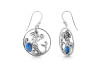 Labradorite & White Topaz Mermaid Earring LBD-RUE-57.