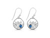 Labradorite & White Topaz Fish Earring LBD-RUE-62.