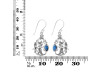 Labradorite & White Topaz Mermaid & Turtle Earring LBD-RUE-67.