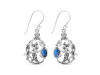 Labradorite & White Topaz Mermaid & Turtle Earring LBD-RUE-67.