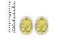 Lemon Quartz Stud Earring LEM-RDE-1370.