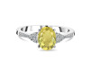 Lemon Quartz & White Topaz Ring LEM-RDR-2219.
