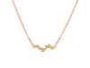 Lemon Quartz & White Topaz Necklace LEM-RDN-460.