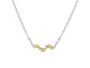 Lemon Quartz & White Topaz Necklace LEM-RDN-460.