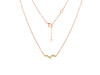 Lemon Quartz & White Topaz Necklace LEM-RDN-460.