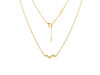 Lemon Quartz & White Topaz Necklace LEM-RDN-460.