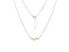 Lemon Quartz & White Topaz Necklace LEM-RDN-460.