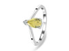 Lemon Quartz & White Topaz Ring LEM-RR-374.