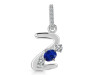 Lapis & White Topaz Alphabet Z Pendant LLP-RDA-104.