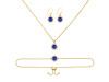 Lapis Jewelry Set LLP-RDB-65-RDN-72-RDE-693.