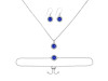 Lapis Jewelry Set LLP-RDB-65-RDN-72-RDE-693.