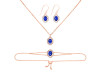 Lapis Jewelry Set LLP-RDB-68-RDN-78-RDE-694.