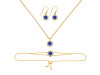 Lapis Jewelry Set LLP-RDB-83-RDN-69-RDE-701.