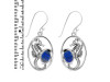 Lapis Sea Horse Earring LLP-RUE-5.