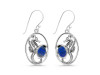 Lapis Sea Horse Earring LLP-RUE-5.