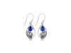 Lapis Shell Earring LLP-RUE-6.