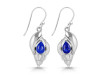Lapis Shell Earring LLP-RUE-7.