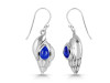 Lapis Shell Earring LLP-RUE-7.