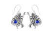 Lapis Mermaid & Shell Earring LLP-RUE-21.