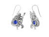 Lapis Mermaid & Shell Earring LLP-RUE-21.