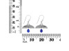 Lapis Whale Tail Earring LLP-RUE-22.