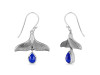 Lapis Whale Tail Earring LLP-RUE-22.