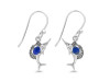 Lapis Sail Fish Earring LLP-RUE-25.
