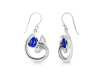 Lapis Whale Tail Earring LLP-RUE-28.