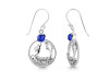 Lapis Mermaid & Dolphin Earring LLP-RUE-34.
