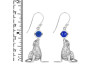 Lapis Seal Earring LLP-RUE-37.