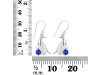 Lapis & White Topaz Penguin Earring LLP-RUE-44.