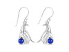 Lapis & White Topaz Penguin Earring LLP-RUE-44.